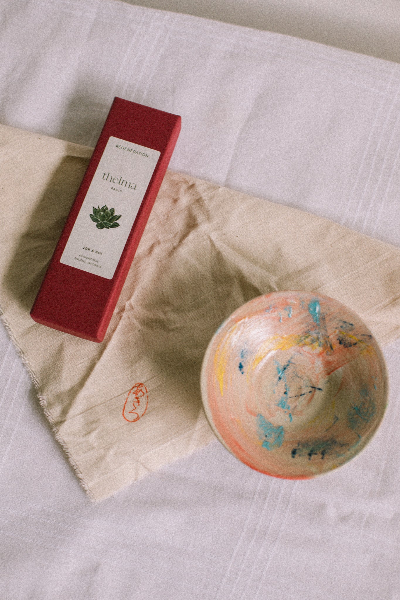brule encens traditionnel rose