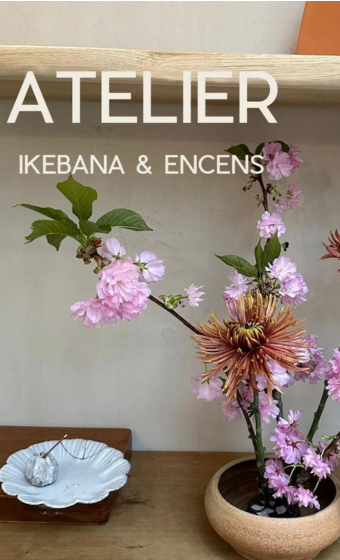 ATELIER IKEBANA - ENCENS : LE 30 AVRIL AU HOY HOTEL