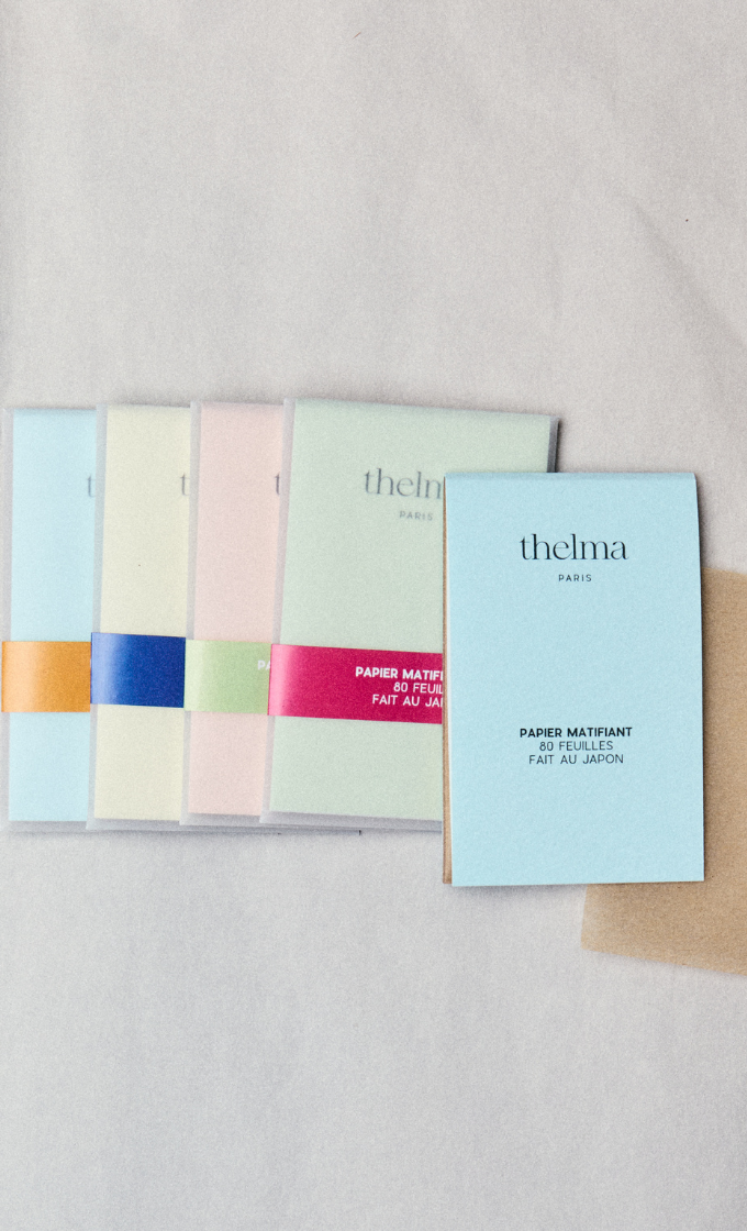 papier matifiant thelma paris