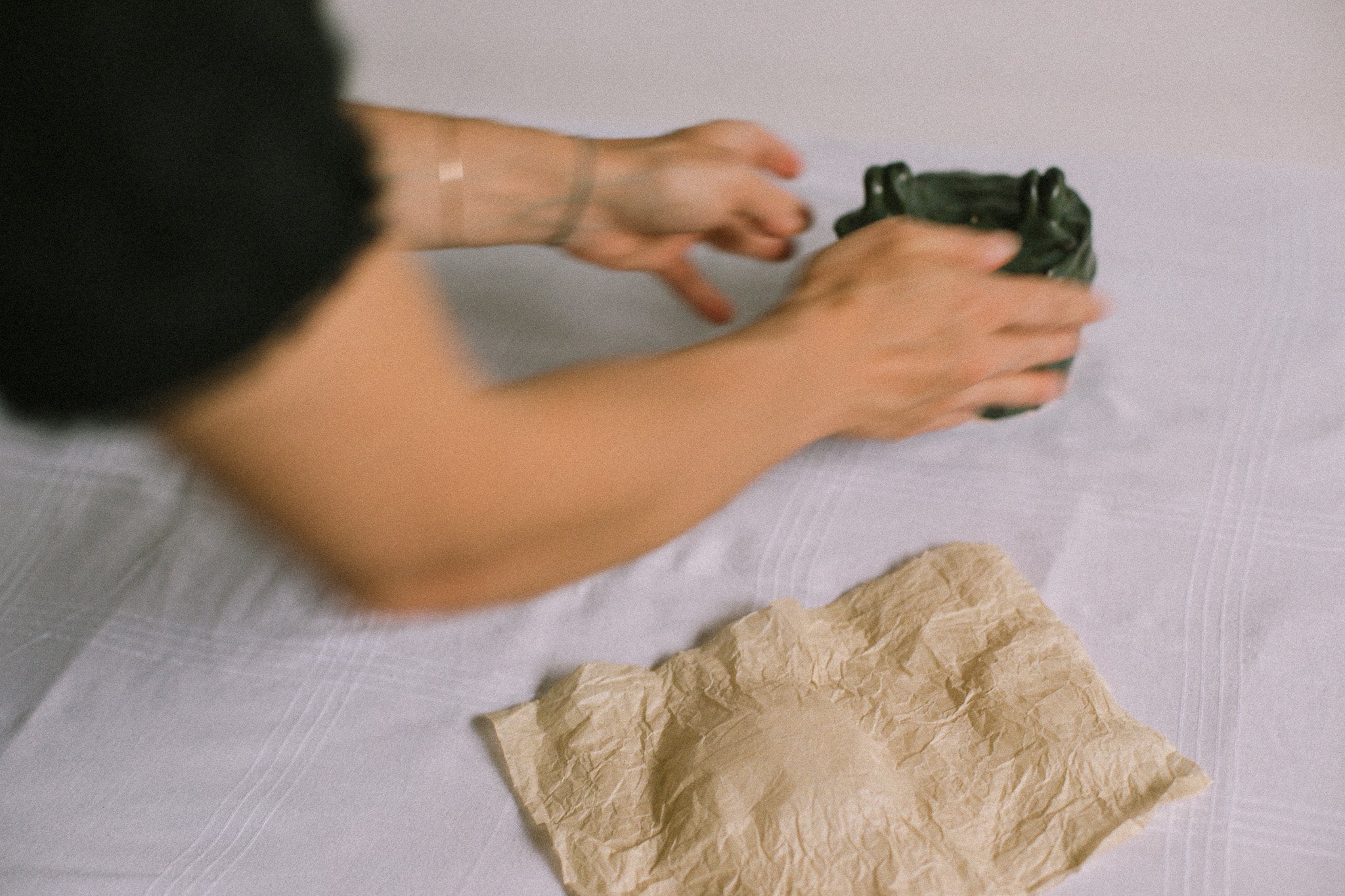 le couvercle du porte encens